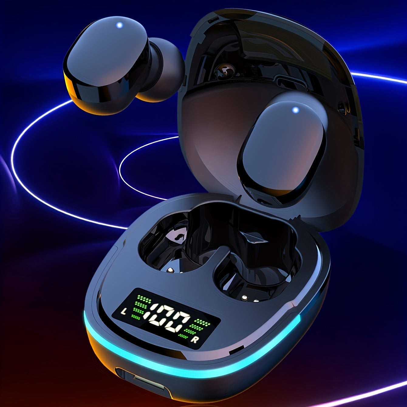 2024 Wireless Earbuds – LED Display & Touch Control - Urbizia