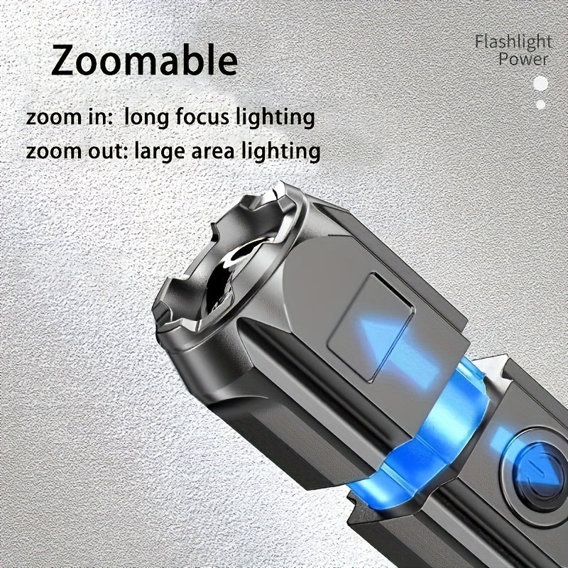APOLLOFIRE High-Power Zoom Flashlight – Rechargeable - Urbizia