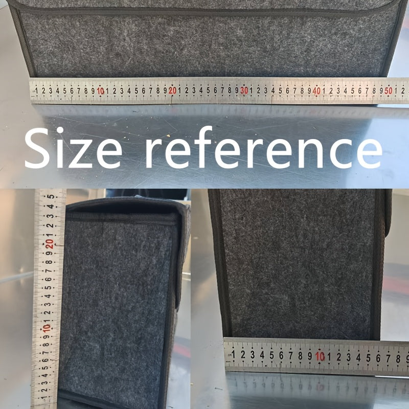 Foldable Trunk Organizer – Portable Felt Cloth Storage Box - Urbizia