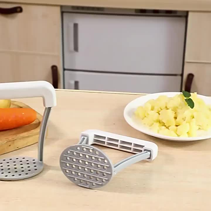 1pc Potato Masher – Non-Slip Handle, Manual Fruit & Vegetable Crusher - Urbizia