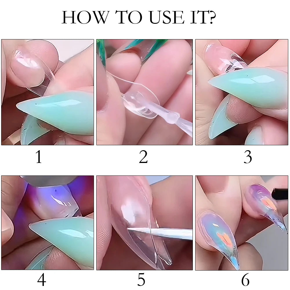 140Pcs Mini 3D Cat Claw & Eagle Claw Nail Forms – Reusable Dual Nail Molds for Poly Gel Extensions