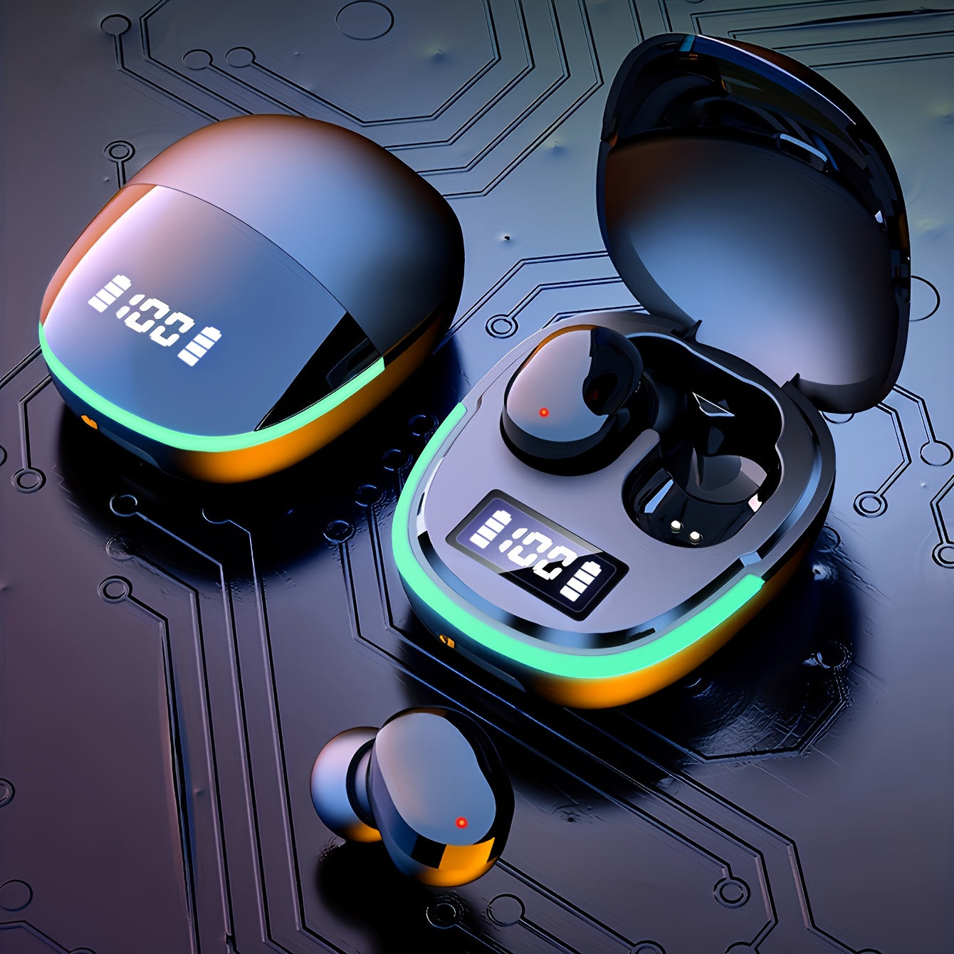 2024 Wireless Earbuds – LED Display & Touch Control - Urbizia