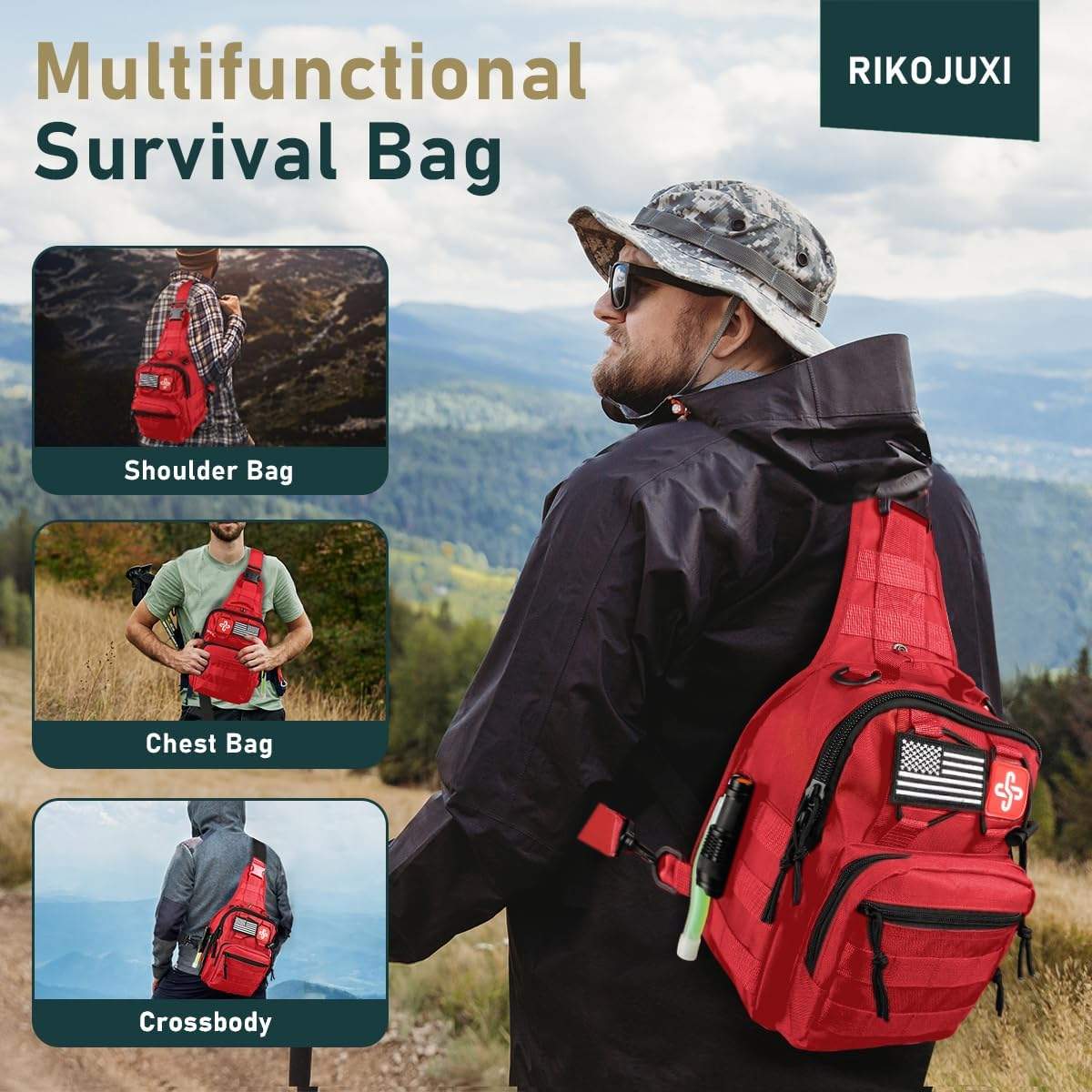 262-Piece Survival Kit with First Aid - Urbizia