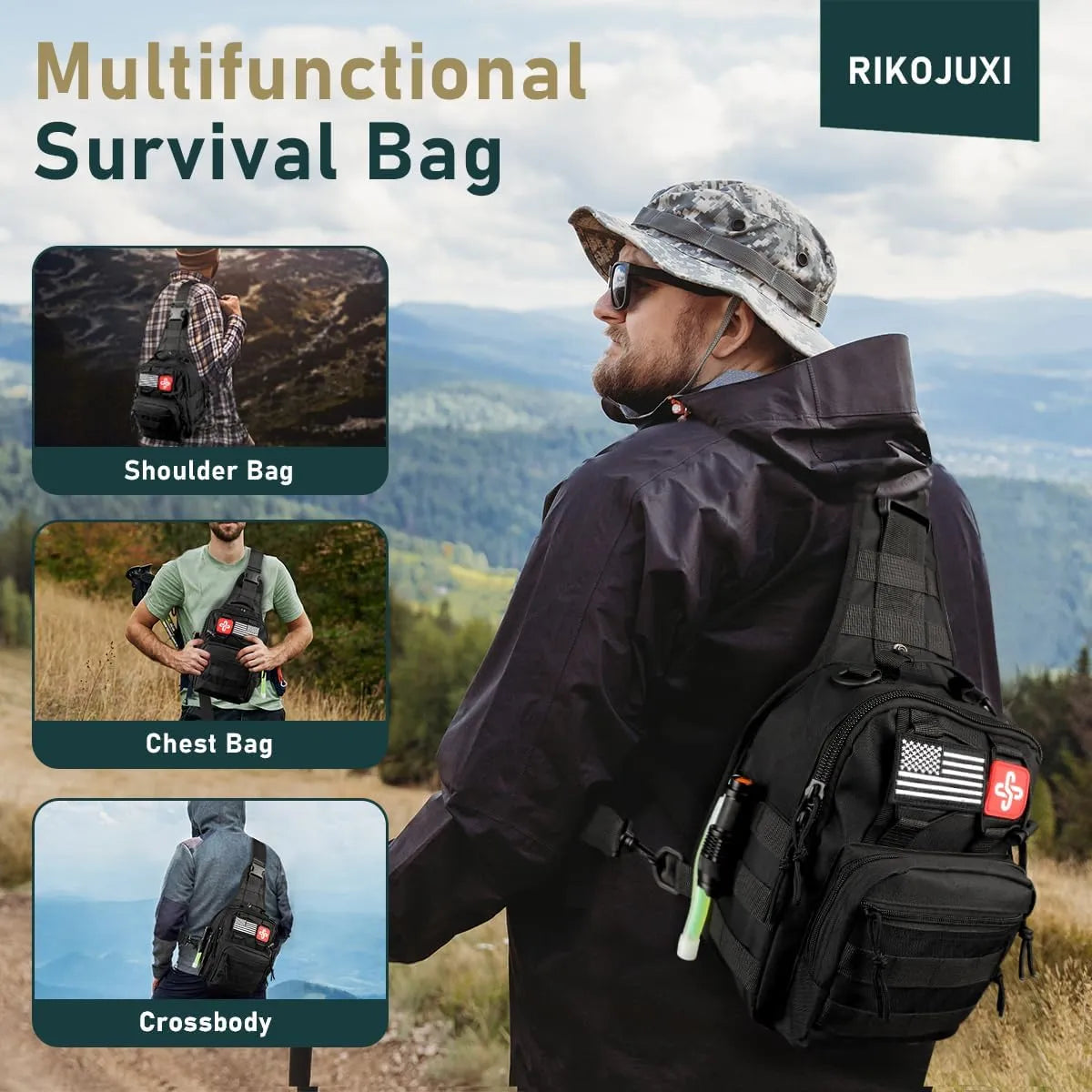 262-Piece Survival Kit with First Aid - Urbizia