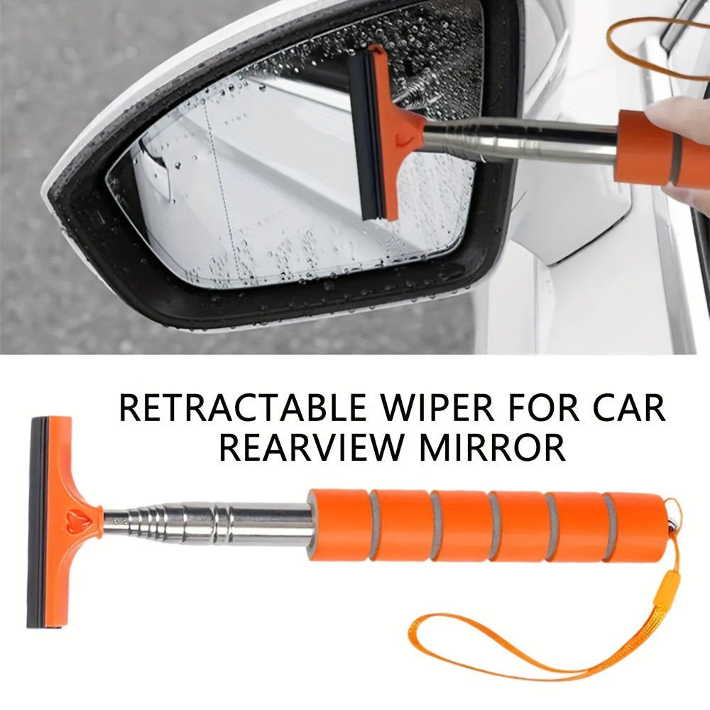 Retractable Car Rearview Mirror Wiper - Urbizia