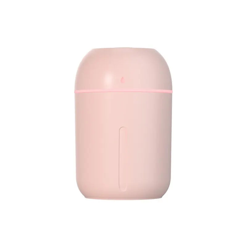 330ml Mini USB Humidifier – Portable Cool Mist Aroma Diffuser with LED Light
