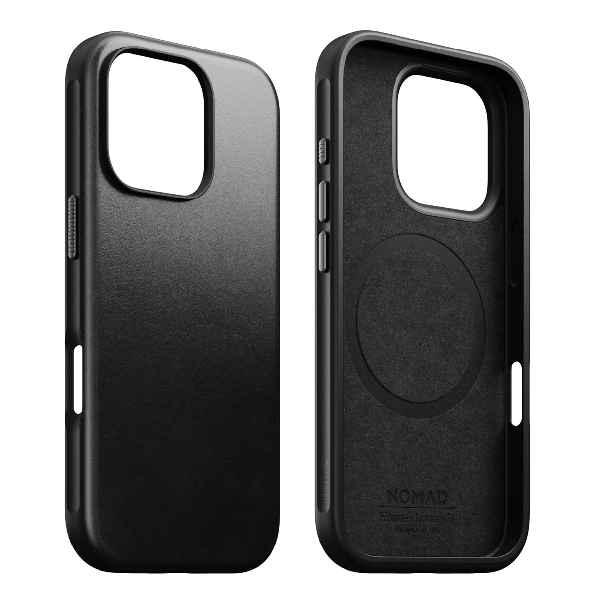 NOMAD - Modern Leather Case - iPhone 16 Pro | Black Leather