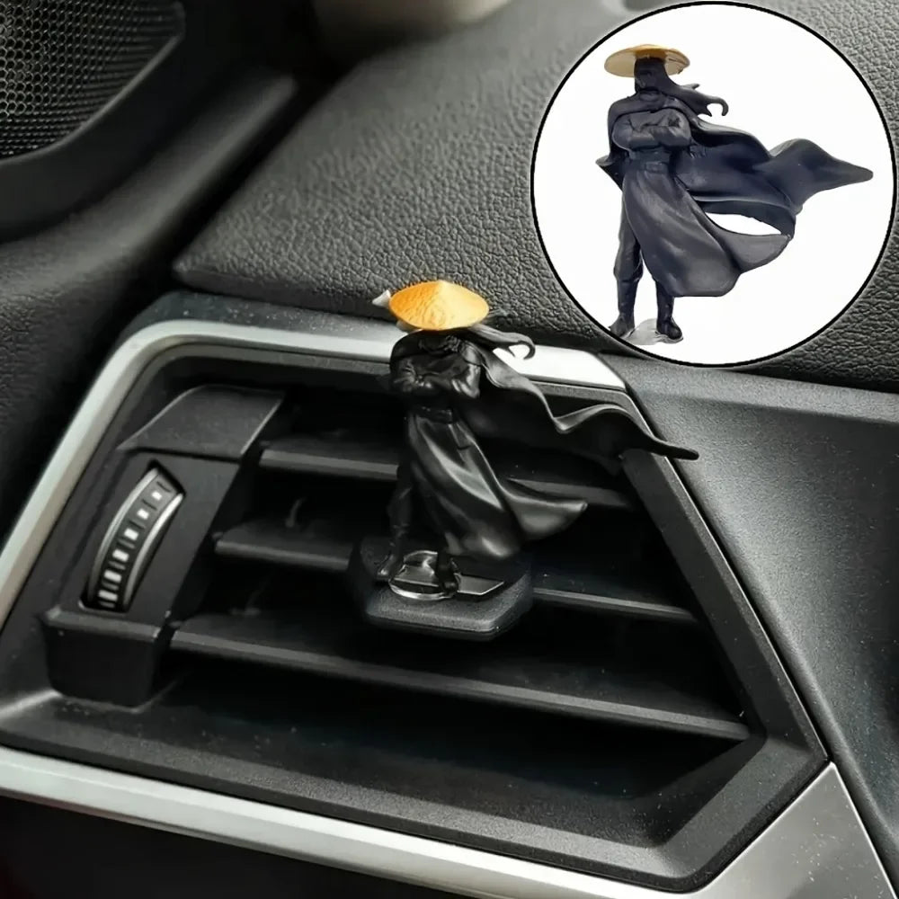 3PCS Mini Samurai Statue Set – Dashboard & Desk Decor