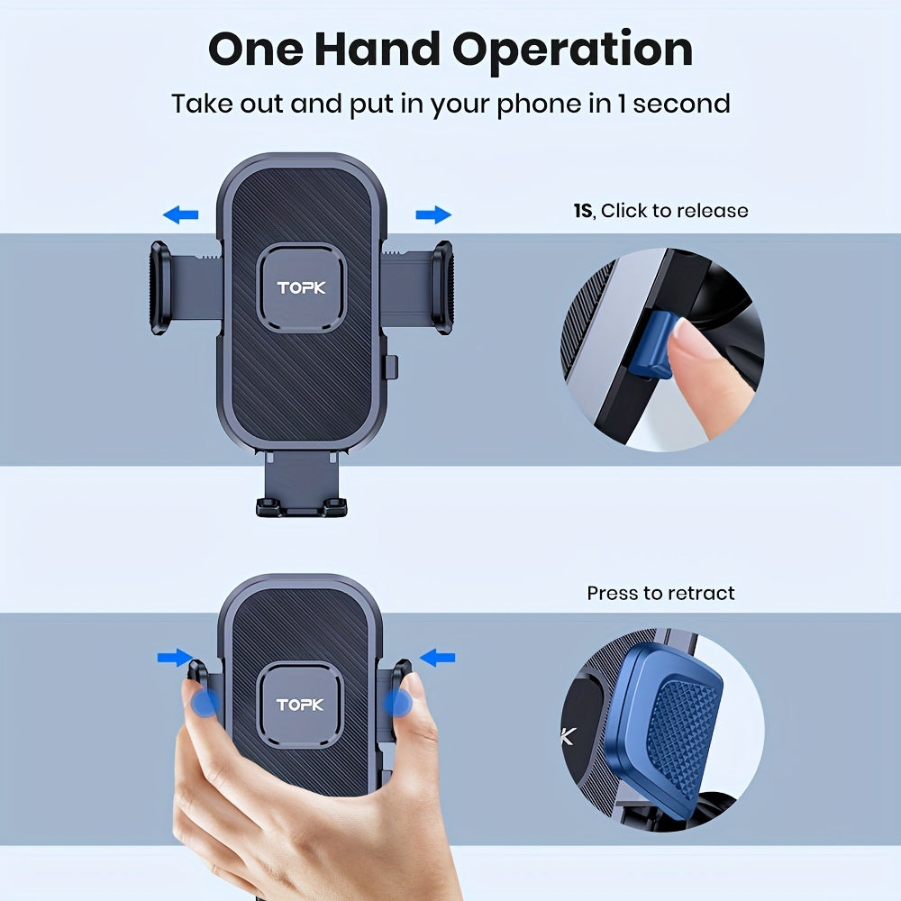 D38-C Car Phone Holder Mount by TOPK - Urbizia