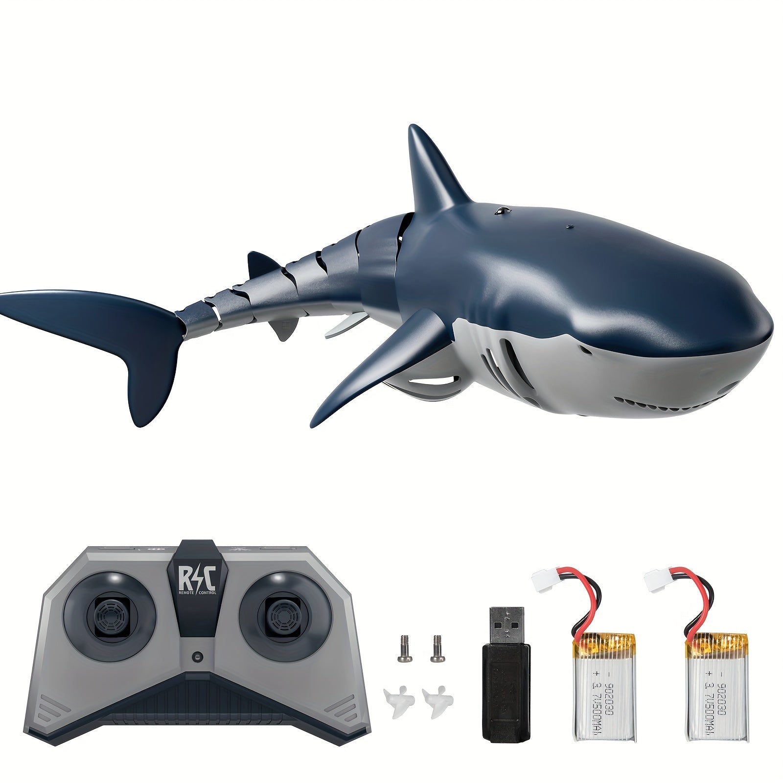 Remote Control Shark Toy – Water Spray & Lights - Urbizia