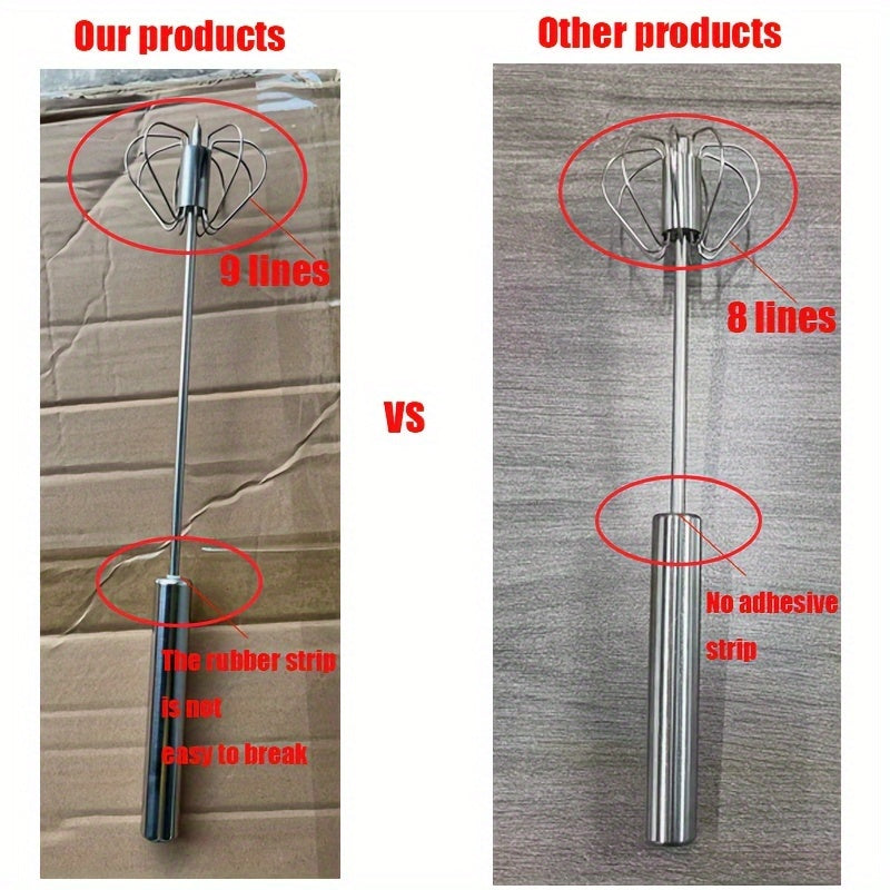 Multifunctional Stainless Steel Whisk & Milk Frother - Urbizia