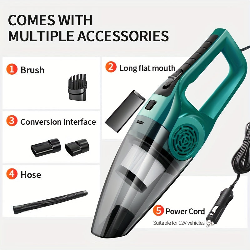 12V Strong Suction Car Vacuum Cleaner - Urbizia