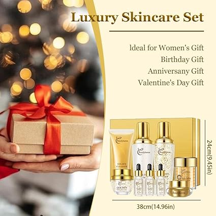 9-Piece Skincare Set – Collagen, Hyaluronic Acid & Snail Mucin - Urbizia