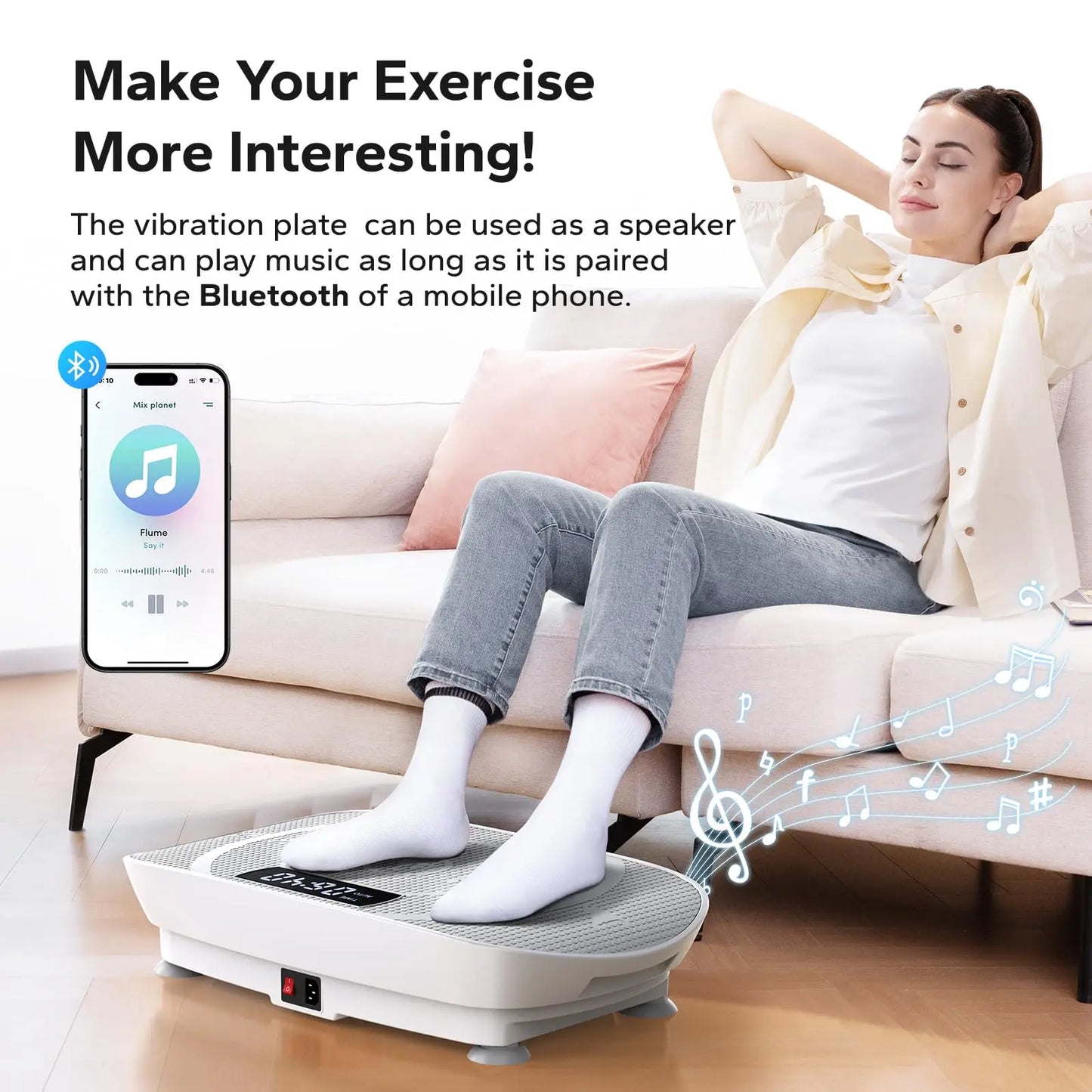 Vibration Plate Exercise Machine For Whole Body Workout - Urbizia