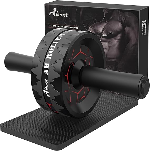 Ab Roller Wheel with Knee Pad – Core & Ab Workout Equipment for Home Gym - Urbizia