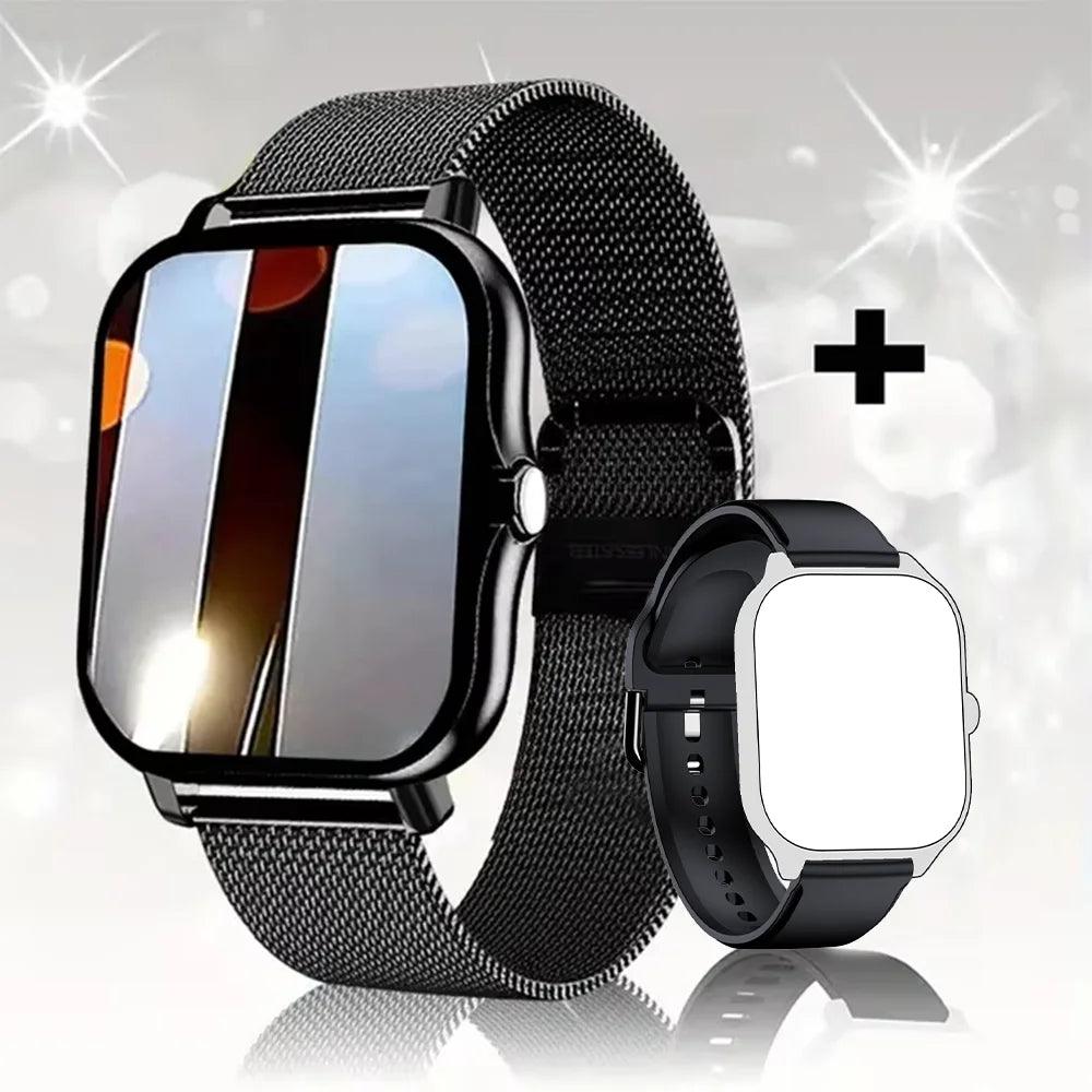 KESHUYOU 2025 Smart Watch 2.01 Inch HD Display Answer Make Call Message Preview Sport Modes DIY Dial Weather Forecast Men Women