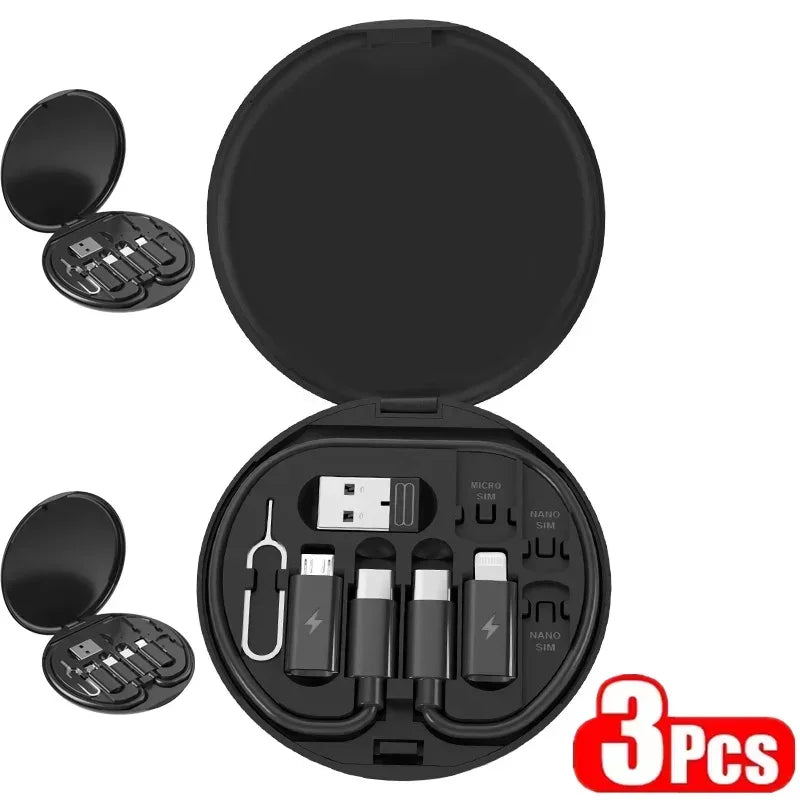 60W Multi USB-C Charging Cable Kit – All-in-One Adapter Set - Urbizia
