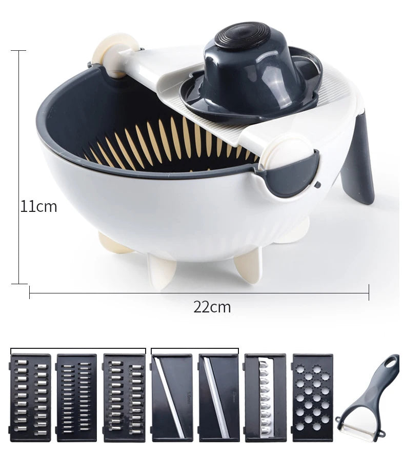 Vegetable Cutter 4 in 1 Handheld Electric Wireless Chopper & Slicer