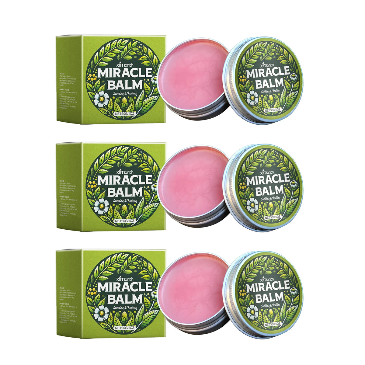 Ximonth Leg Care Balm Relieve Edema Leg Improve Blood Circulation Soothe Moisturize Nourishing Rough Skin Muscle Relief Massage Daub Cream