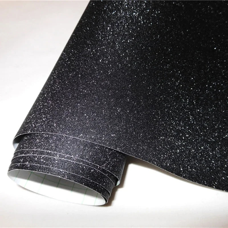 All Black Carbon Fiber Car Stickers – Vinyl Wrap Film Glossy/Matte Foil