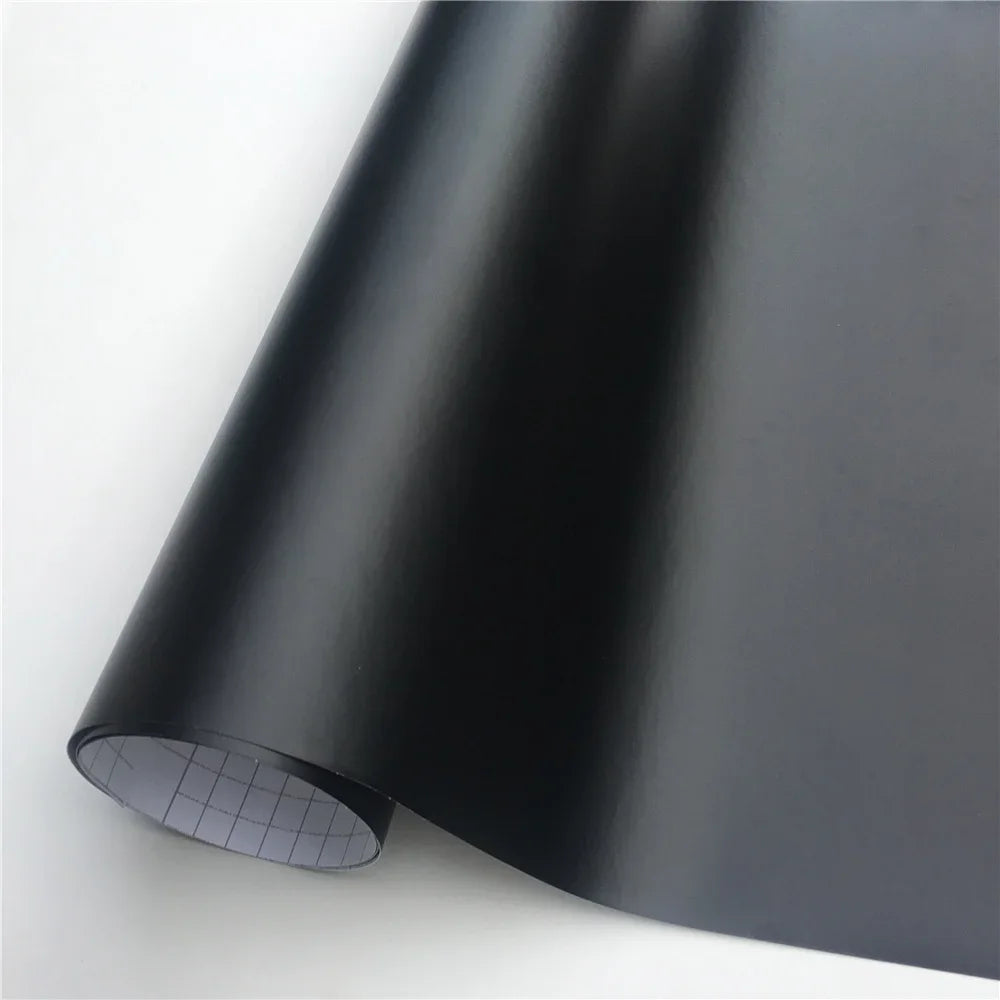 All Black Carbon Fiber Car Stickers – Vinyl Wrap Film Glossy/Matte Foil