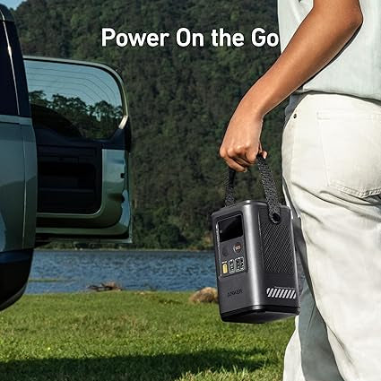 Anker 60000mAh Power Bank Power Station – Portable Outdoor Generator 87W with Display, Lighting & SOS, Home Backup for Travel & Camping - Urbizia