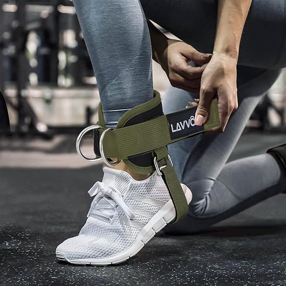 Ankle Straps for Cable Machines – Adjustable Comfort Ankle Cuffs for Glute Kickbacks & Leg Workouts - Urbizia