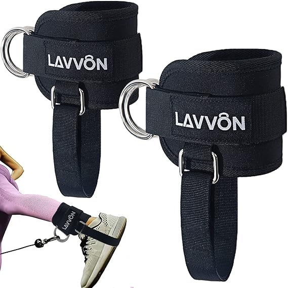 Ankle Straps for Cable Machines – Adjustable Comfort Ankle Cuffs for Glute Kickbacks & Leg Workouts - Urbizia