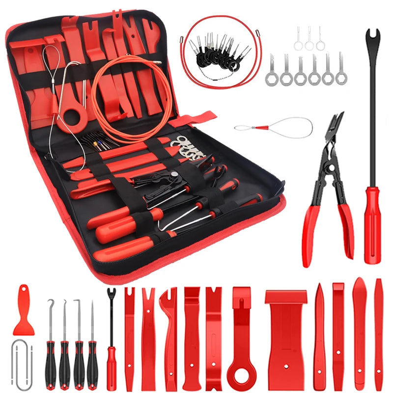 Auto Interior Disassembly Kit – Plastic Trim & Clip Removal Tool Set