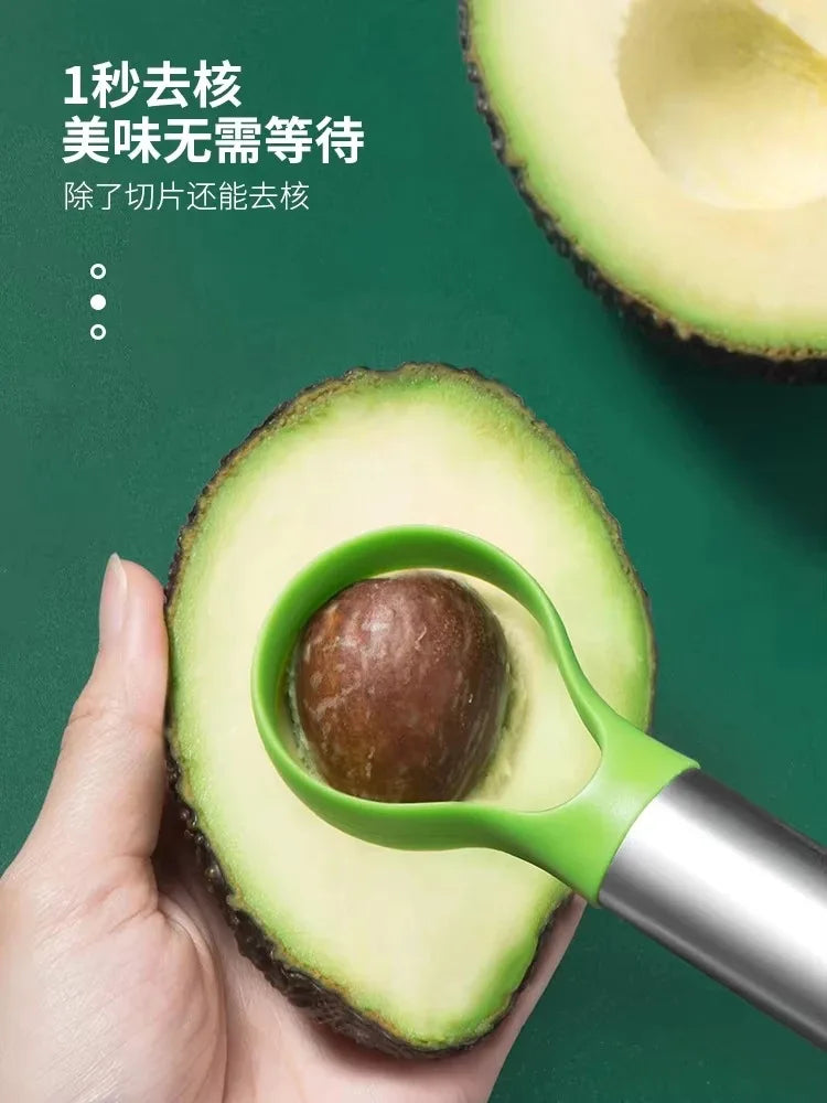 Avocado Knife Gadget – Stainless Steel Fruit Cutter for Kitchen & Home