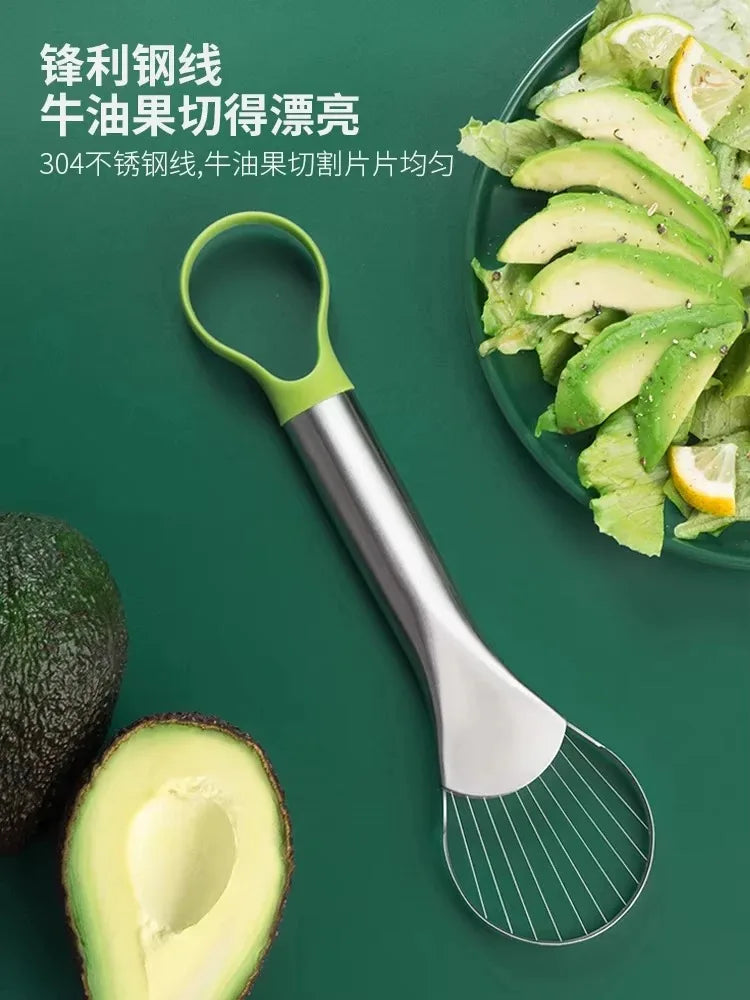 Avocado Knife Gadget – Stainless Steel Fruit Cutter for Kitchen & Home