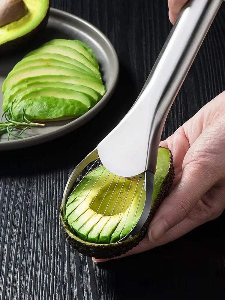 Avocado Knife Gadget – Stainless Steel Fruit Cutter for Kitchen & Home