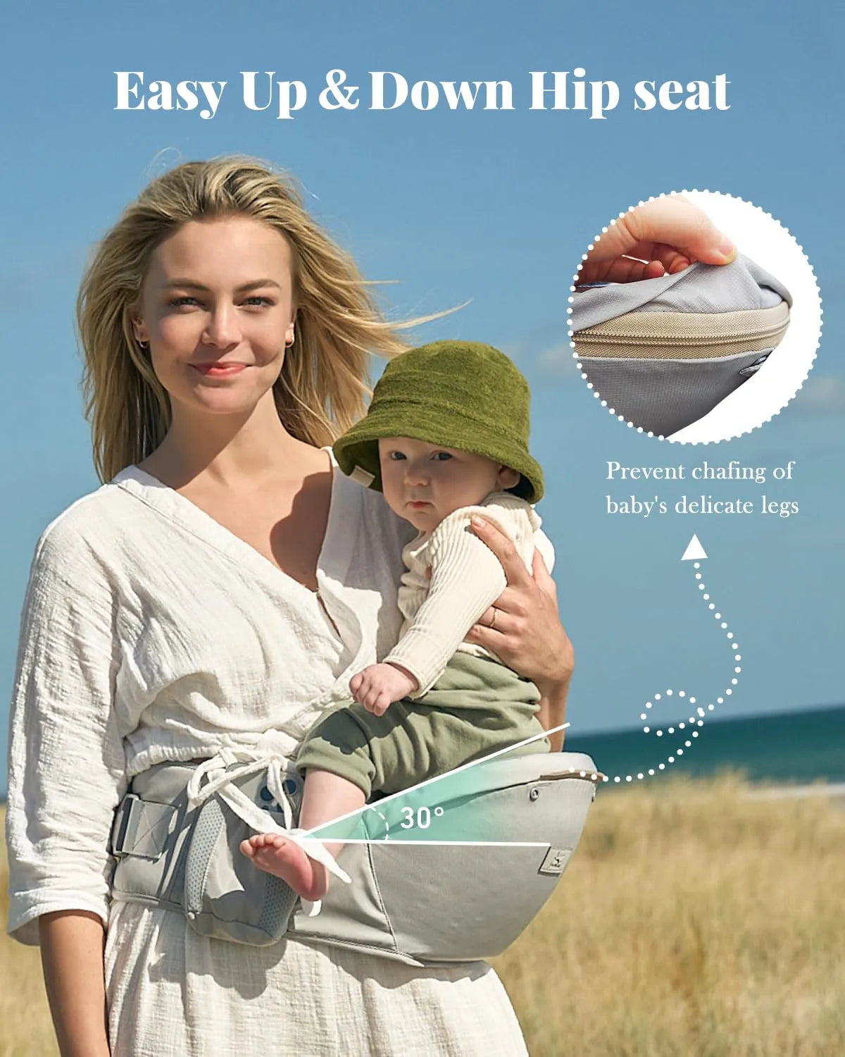 Baby Carrier, MOMTORY Safety-Certified 6-in-1 - Urbizia