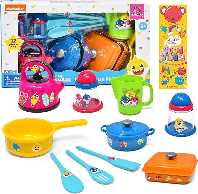 Baby Shark Kitchen Playset Toys - Urbizia