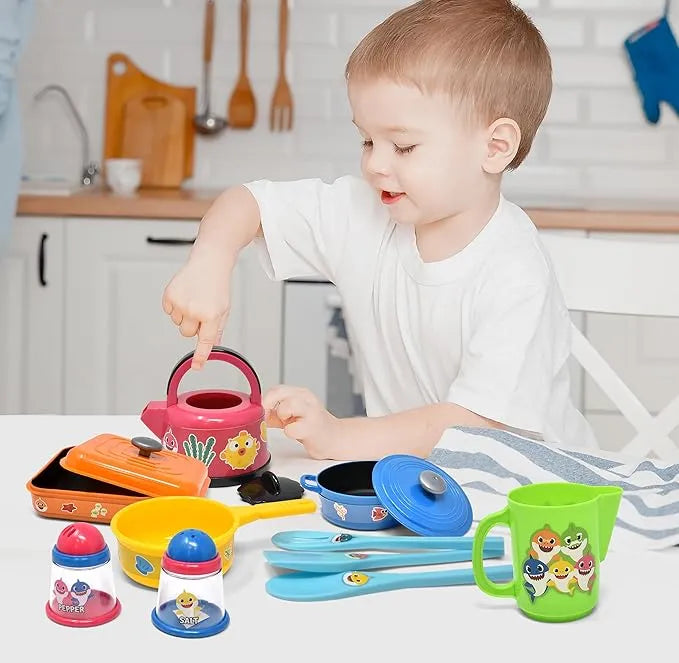Baby Shark Kitchen Playset Toys - Urbizia