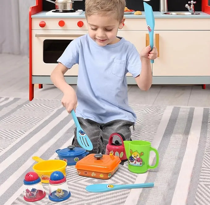 Baby Shark Kitchen Playset Toys - Urbizia