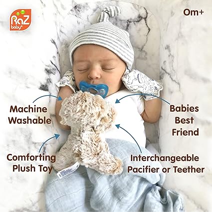 Baby Shark RaZbuddy Teether & Pacifier Holder – BPA-Free - Urbizia