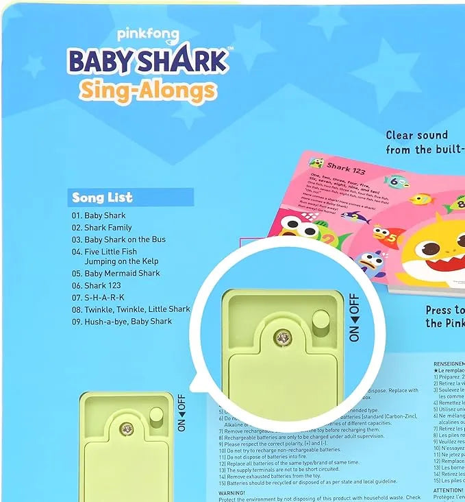 Baby Shark Musical Sound Book - Urbizia