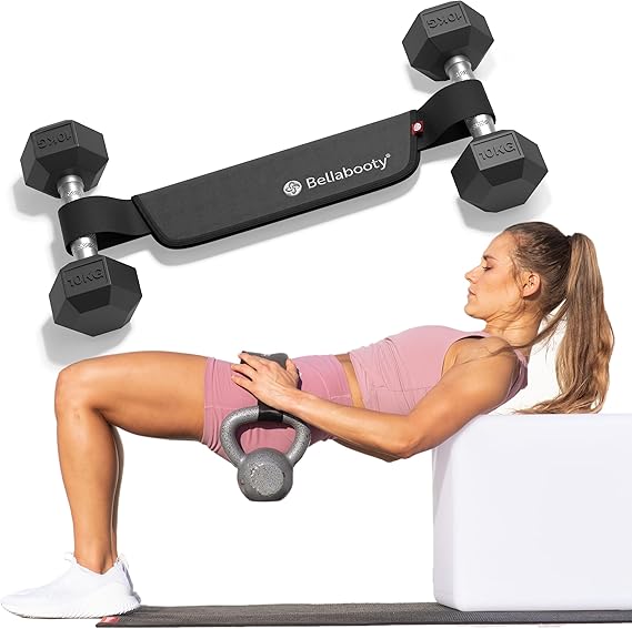 Bellabooty Hip Thrust Belt – Padded Exercise Belt for Dumbbells, Kettlebells & Plates - Urbizia
