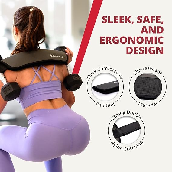 Bellabooty Hip Thrust Belt – Padded Exercise Belt for Dumbbells, Kettlebells & Plates - Urbizia
