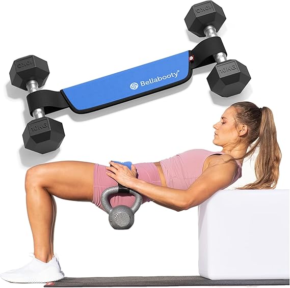 Bellabooty Hip Thrust Belt – Padded Exercise Belt for Dumbbells, Kettlebells & Plates - Urbizia