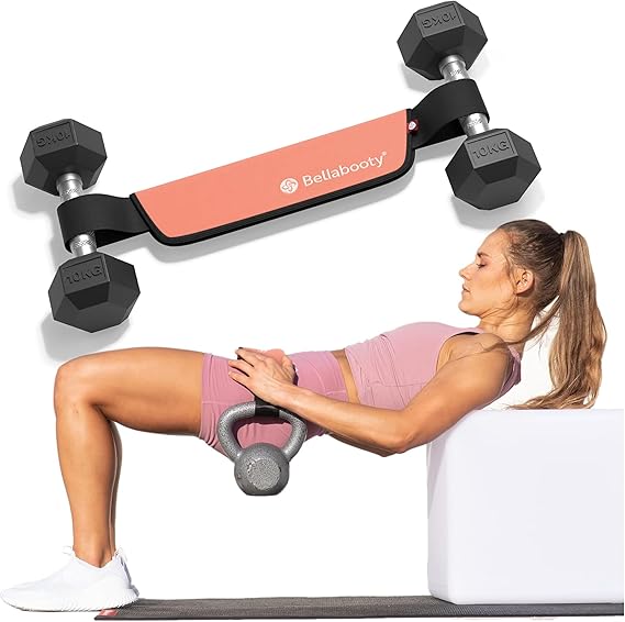 Bellabooty Hip Thrust Belt – Padded Exercise Belt for Dumbbells, Kettlebells & Plates - Urbizia
