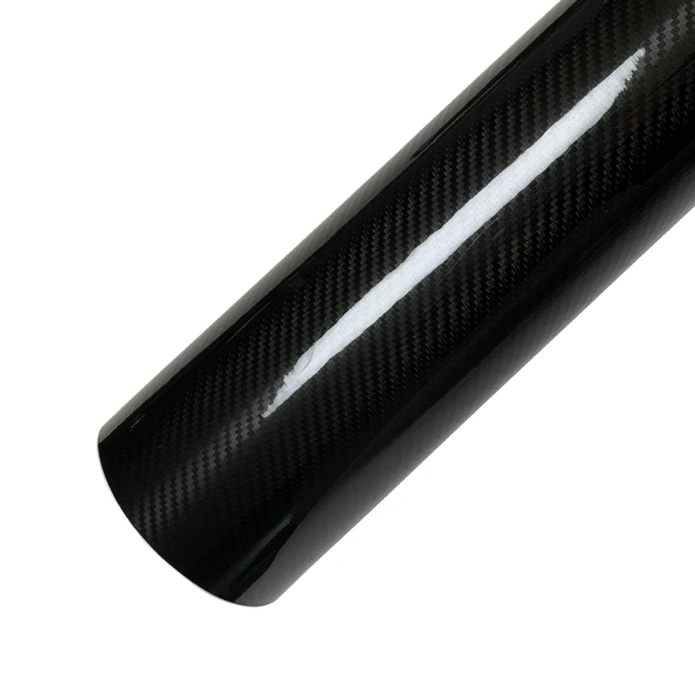 Black Carbon Fiber Vinyl Wrap – Car & Motorcycle Stickers 150*50cm Glossy Waterproof Film