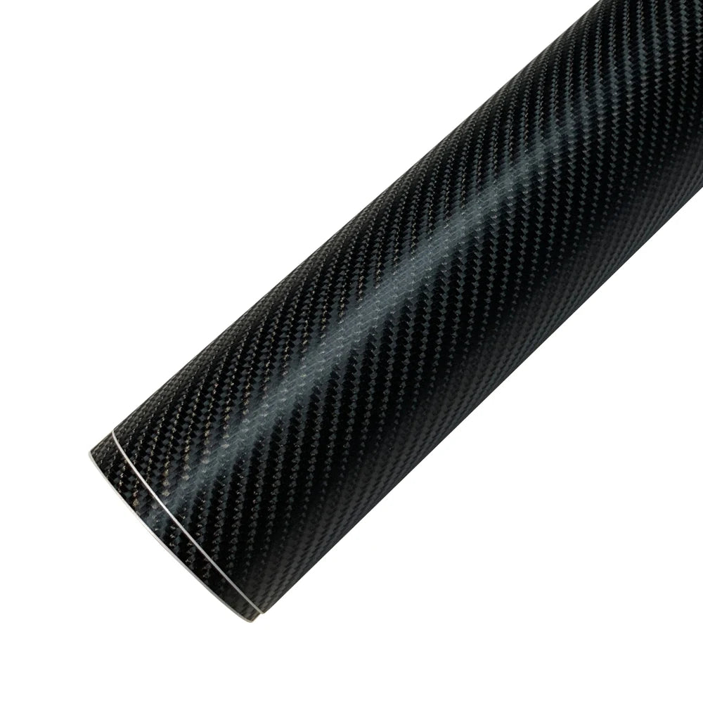 Black Carbon Fiber Vinyl Wrap – Car & Motorcycle Stickers 150*50cm Glossy Waterproof Film
