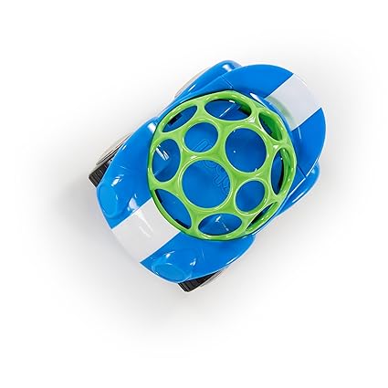 Bright Starts Oball Rattle & Roll Car – Easy-Grasp BPA-Free Infant Toy - Urbizia