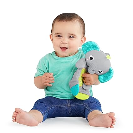 Bright Starts Snuggle & Teethe – Plush Giraffe Baby Teething Toy - Urbizia