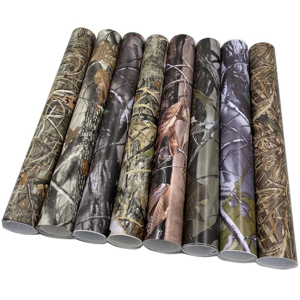 Camouflage Vinyl Wrap Film – Self-Adhesive Car & Bike Camo Sticker