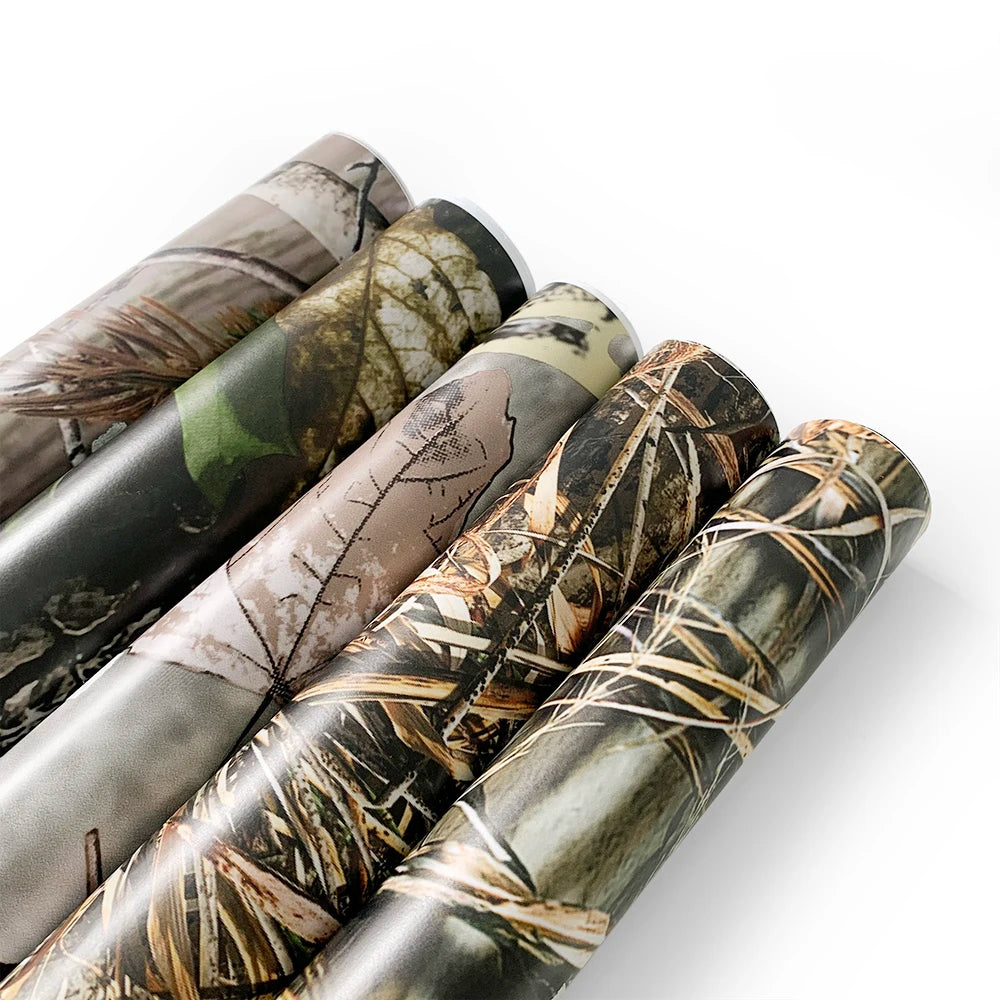 Camouflage Vinyl Wrap Film – Self-Adhesive Car & Bike Camo Sticker