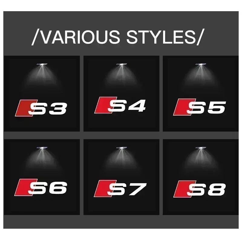 Car Door Welcome Light – LED HD Projector Lamp for Audi Models