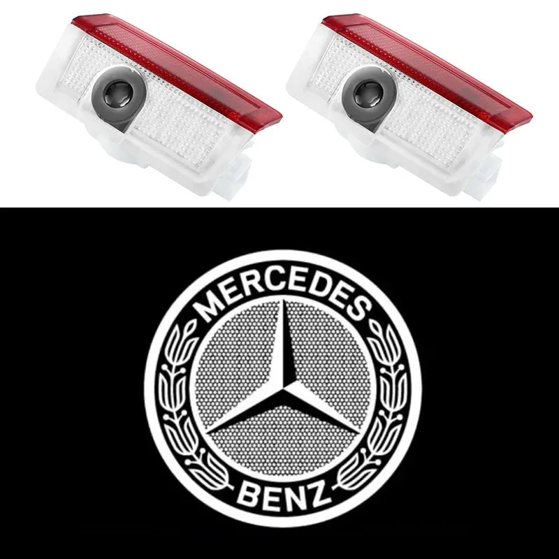 Car Door Welcome Logo Lights – 2Pcs LED Projector for Mercedes-Benz